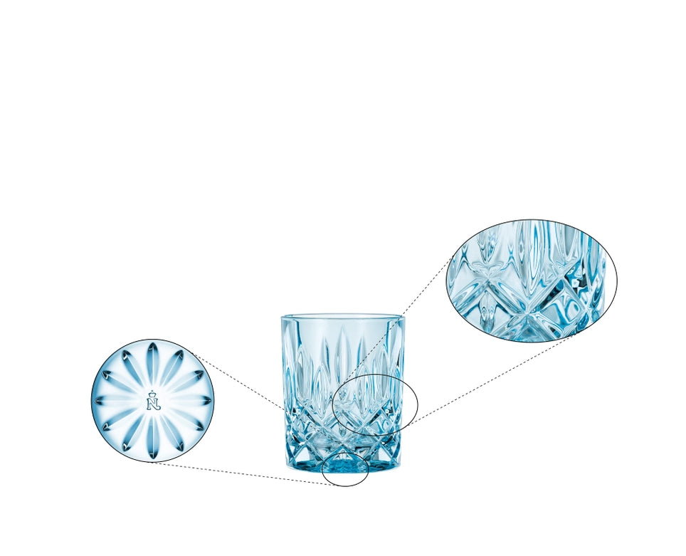 NACHTMANN Noblesse Tumbler - Aqua Set of 2