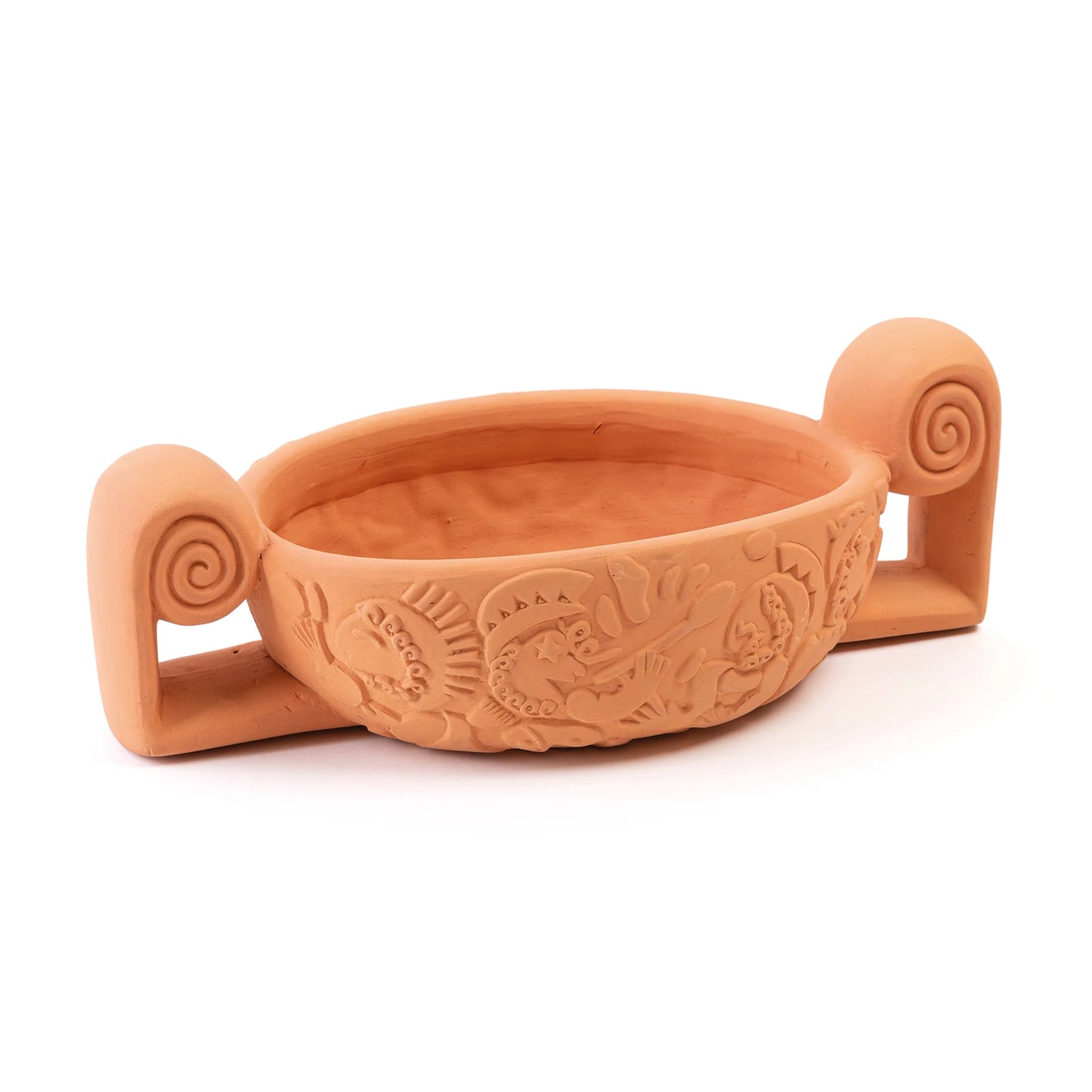 Magna Graecia terracotta vase centerpiece