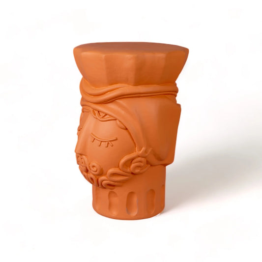 Magna Graecia Terracotta Stool Man