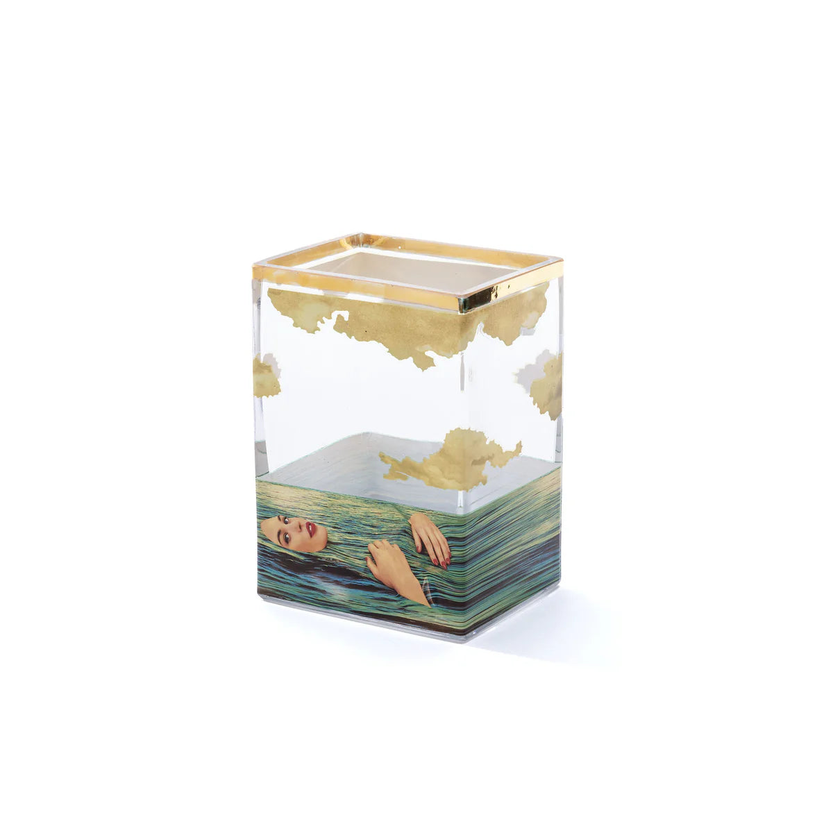 Glass Vase Seagirl medium