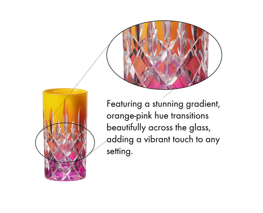 RIEDEL Laudon Highball - Orange/Pink