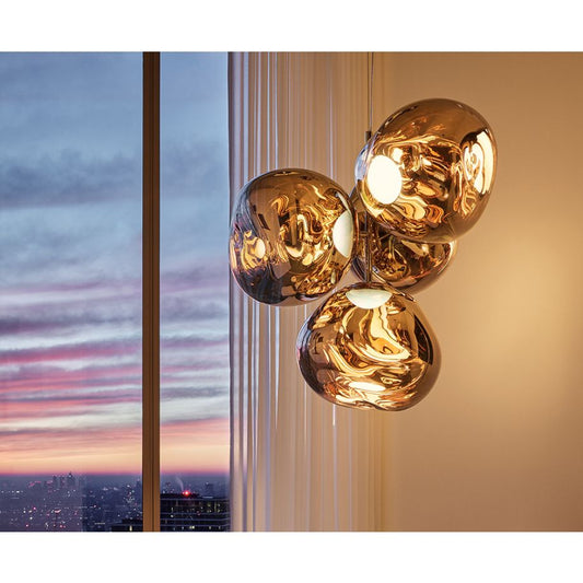 Melt LED Pendant Gold