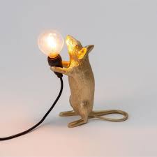 Mouse Lamp Step Gold