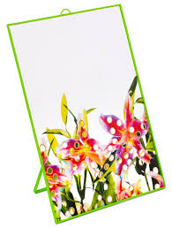 Mirror Big Flowers with Holes