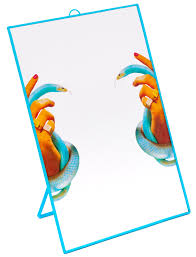 Mirror Big Hands with Snakes