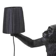 Monkey Lampshade Black