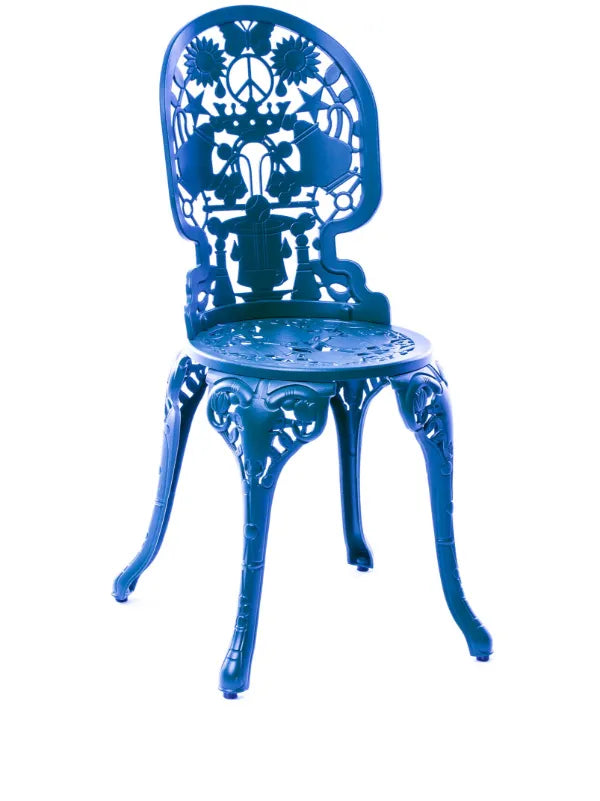 Industry Collection Aluminum Chair - Sky Blue