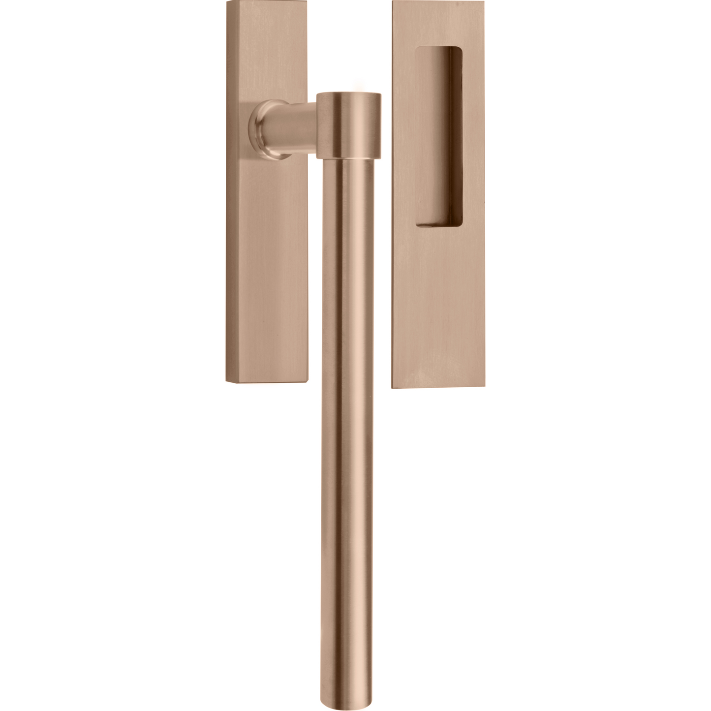 Lift-slide door handle set with sliding door handle