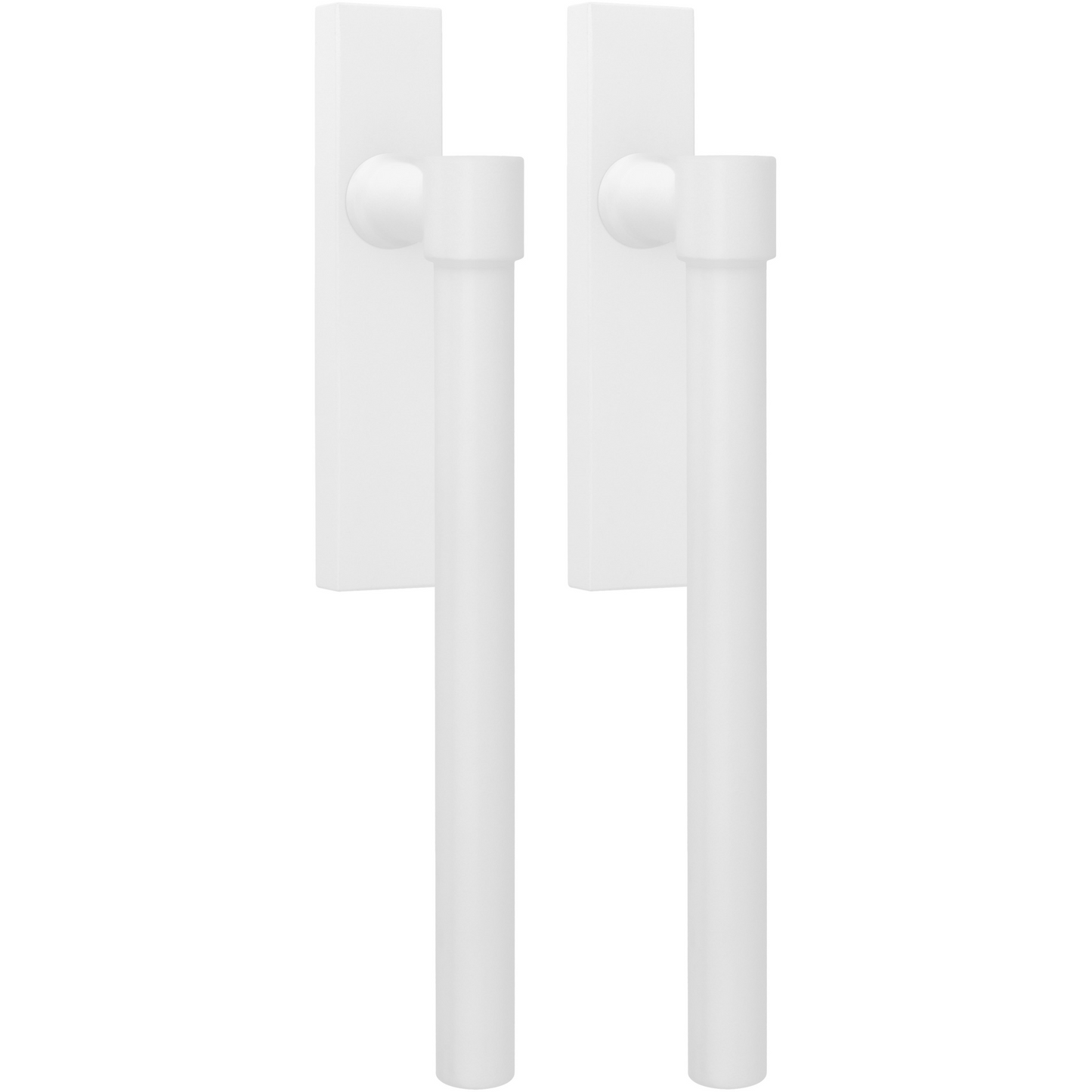 Pair of lift-sliding door handles with PZ69 hole