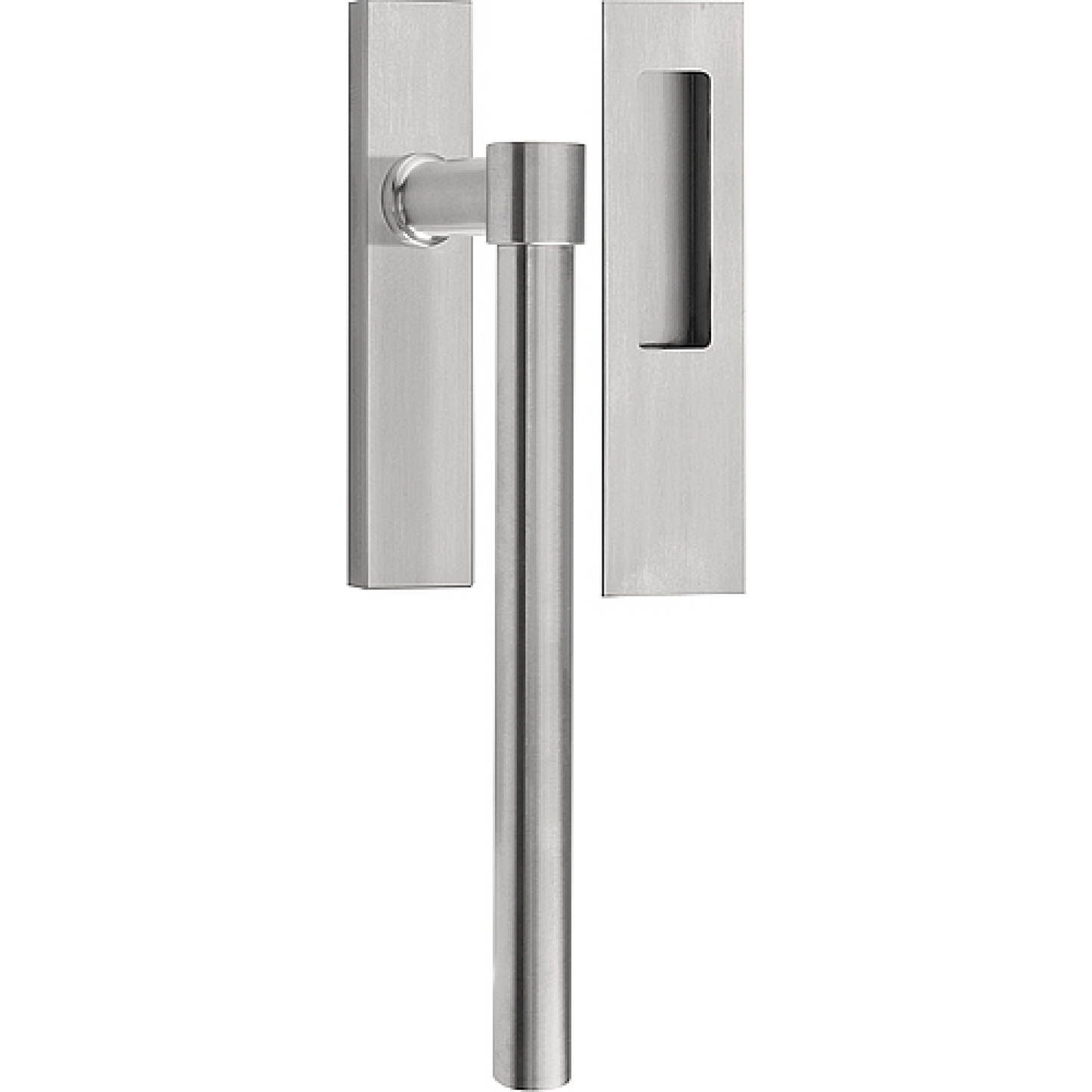 Lift-sliding door handle set with sliding door handle, PZ69 hole