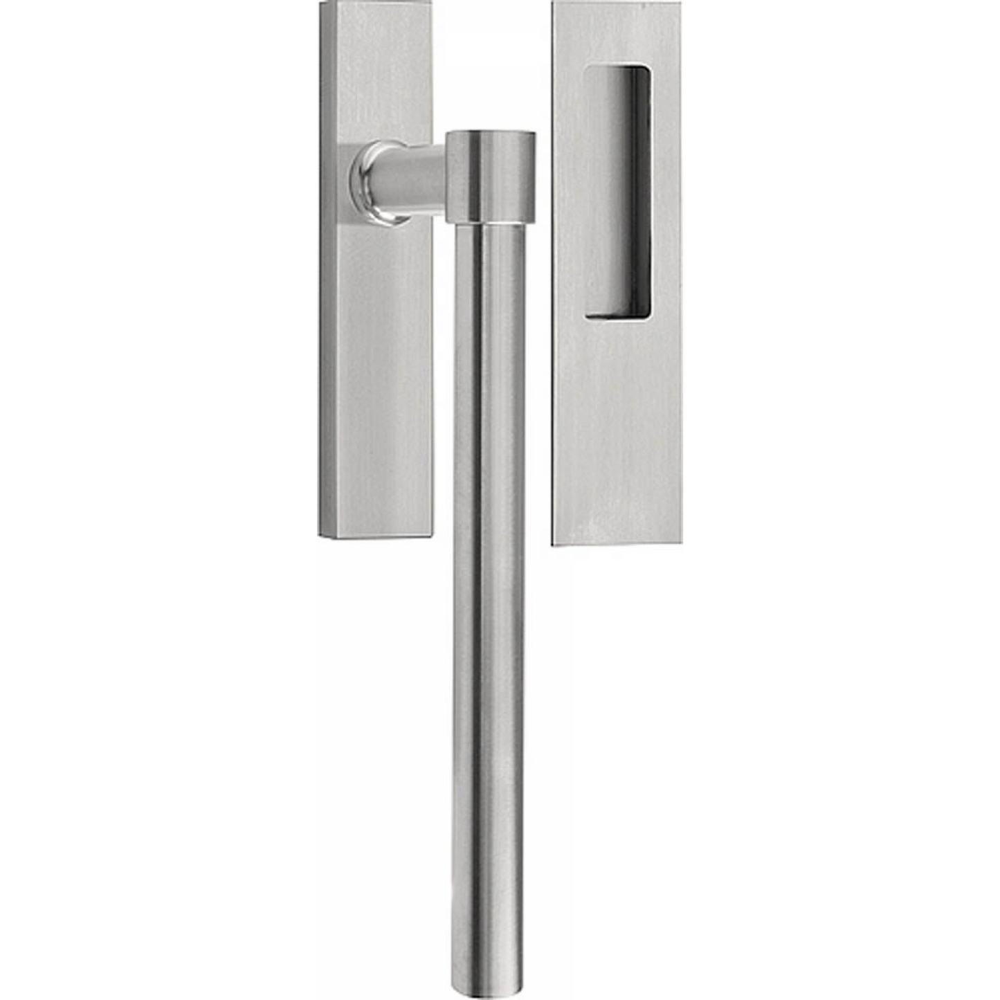 Lift-slide door handle set with sliding door handle