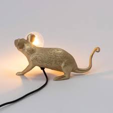Mouse Lamp Lop Gold