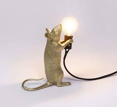 Mouse Lamp Step Gold