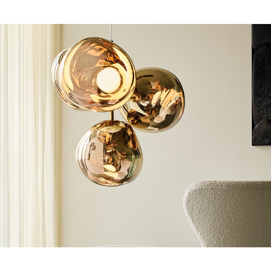 Melt LED Pendant Gold