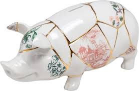 Kintsugi Piggy Bank