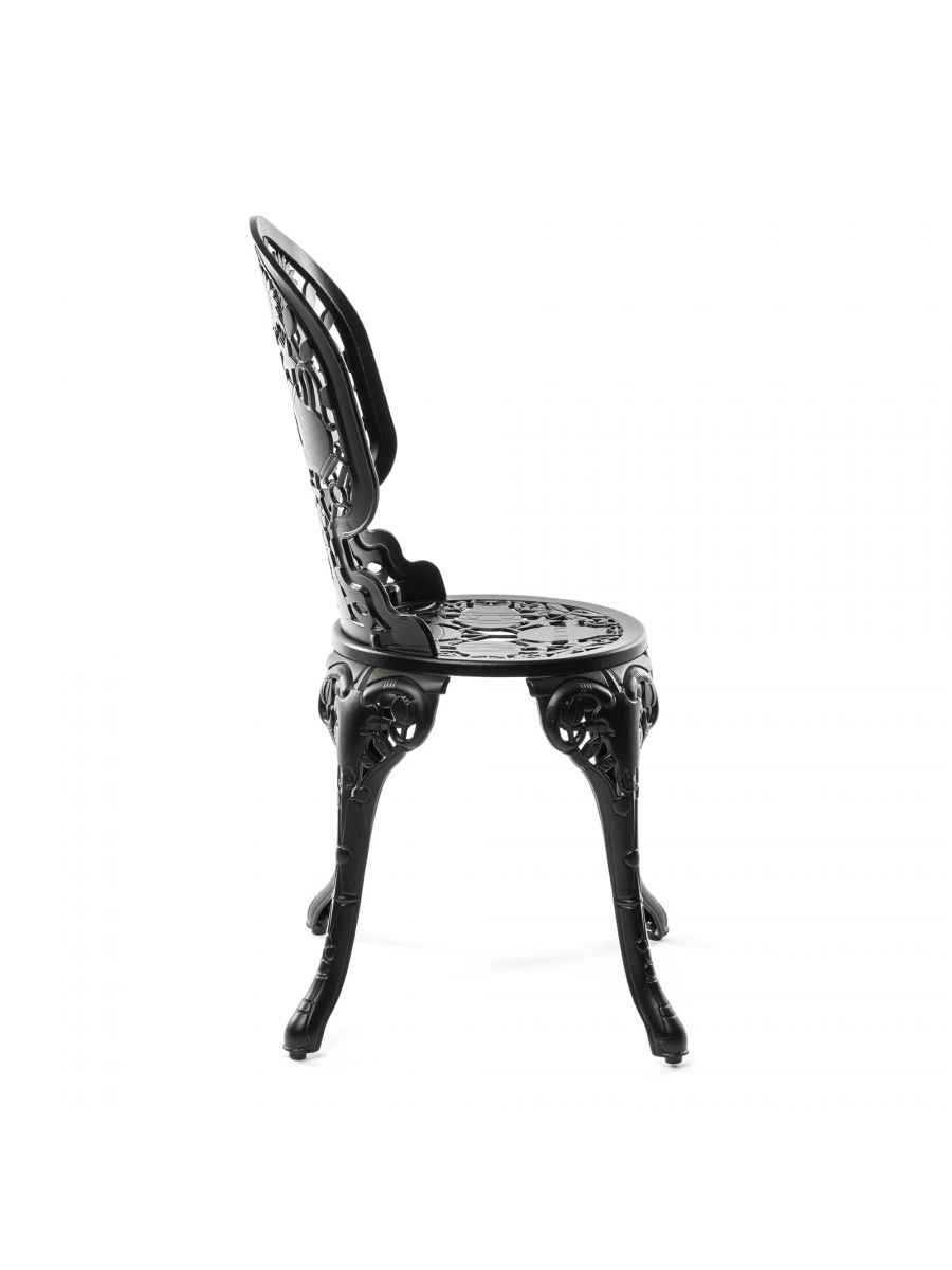 Industry Collection Aluminum Chair - Black
