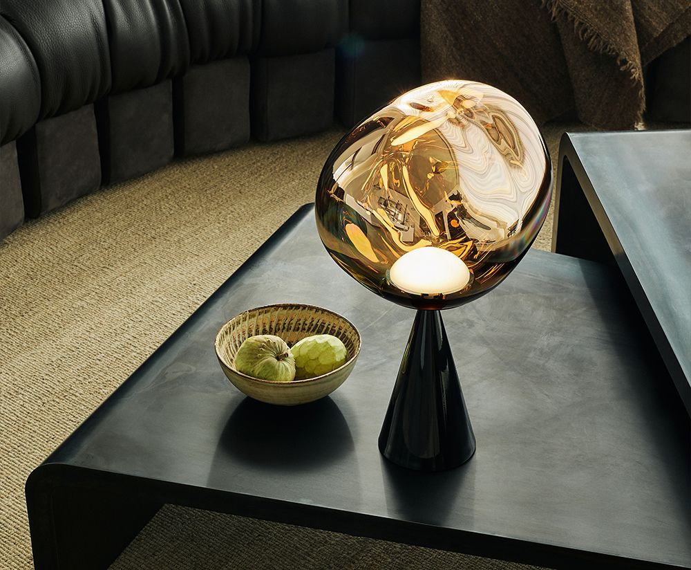 Melt Cone Fat Table Gold LED