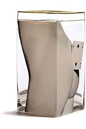 Glass vase Two of Spades large