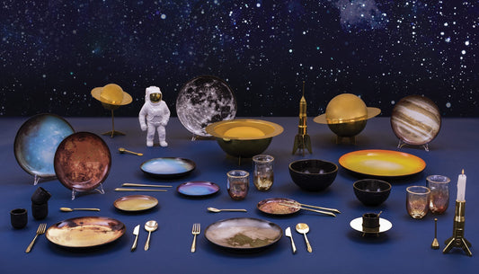 Cosmic Diner Titian Dinner Plate
