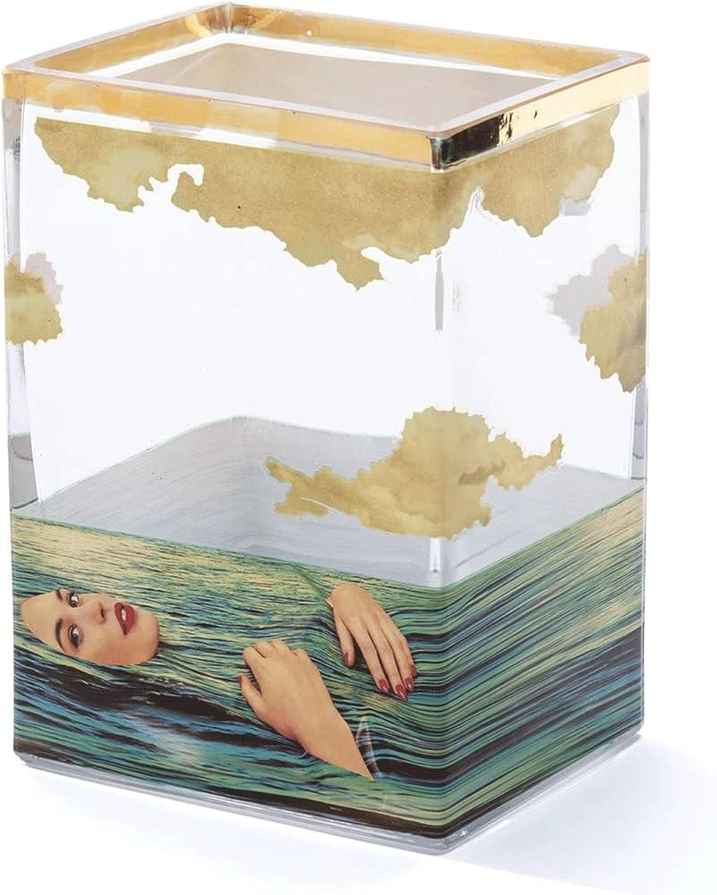 Glass vase Seagirl big