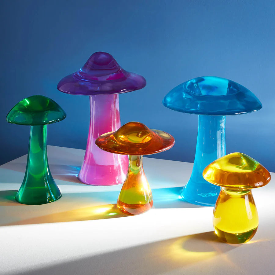 ACRYLIC MUSHROOM OBJET - ORANGE