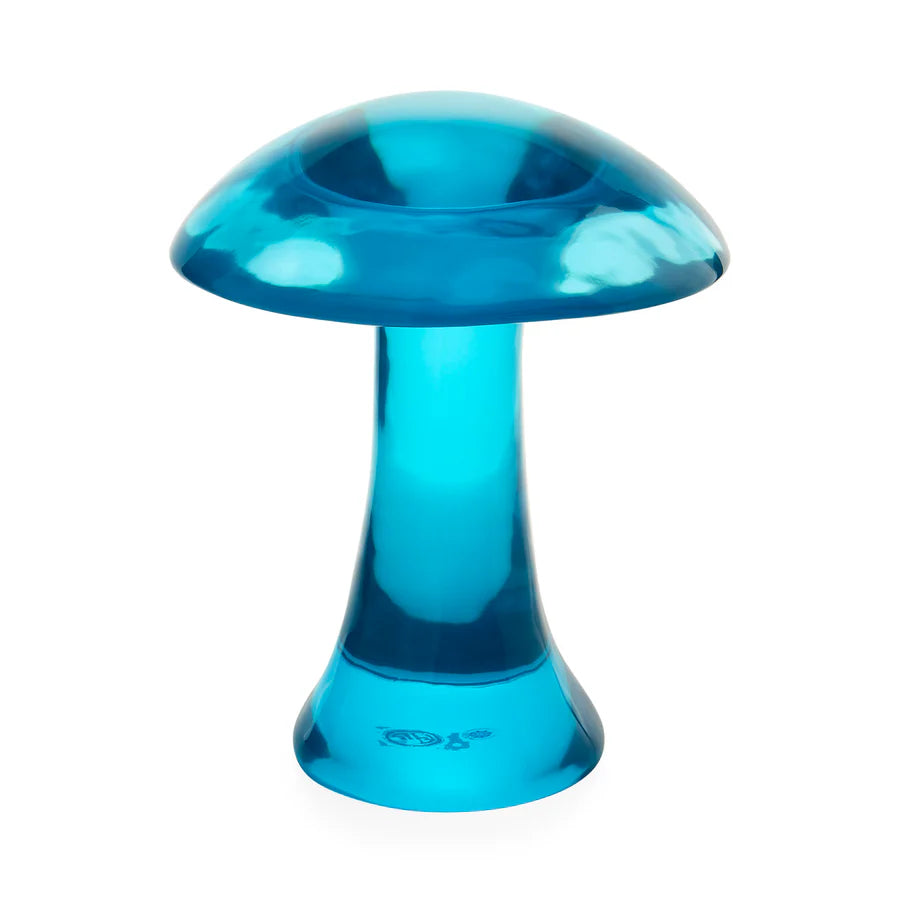 ACRYLIC MUSHROOM OBJET - TURQUOISE