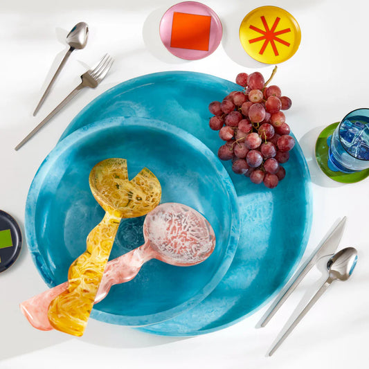 COMO RIPPLE SALAD SERVING SET