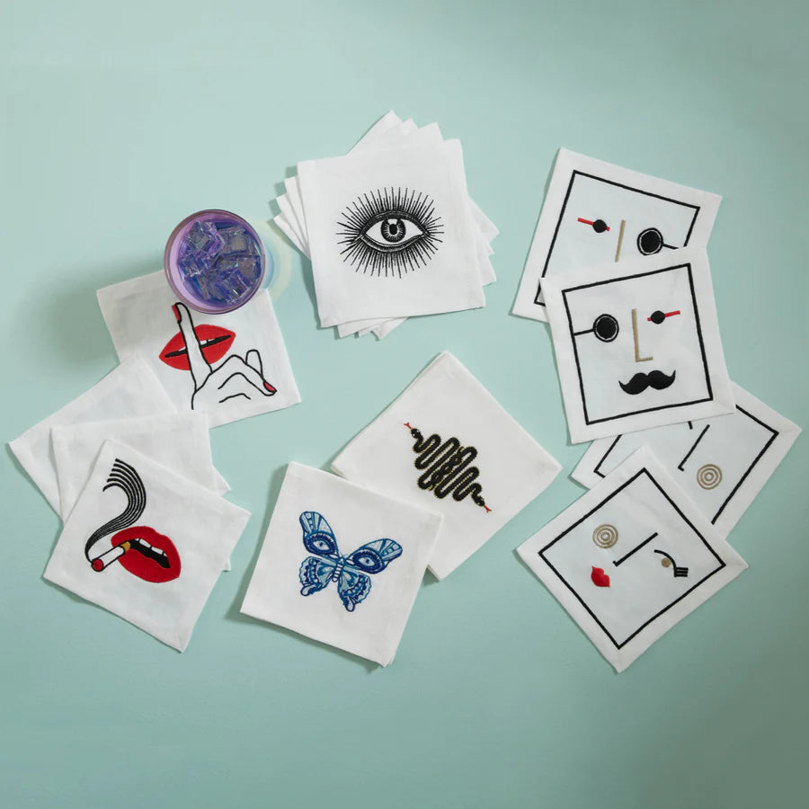 EYES COCKTAIL NAPKINS
