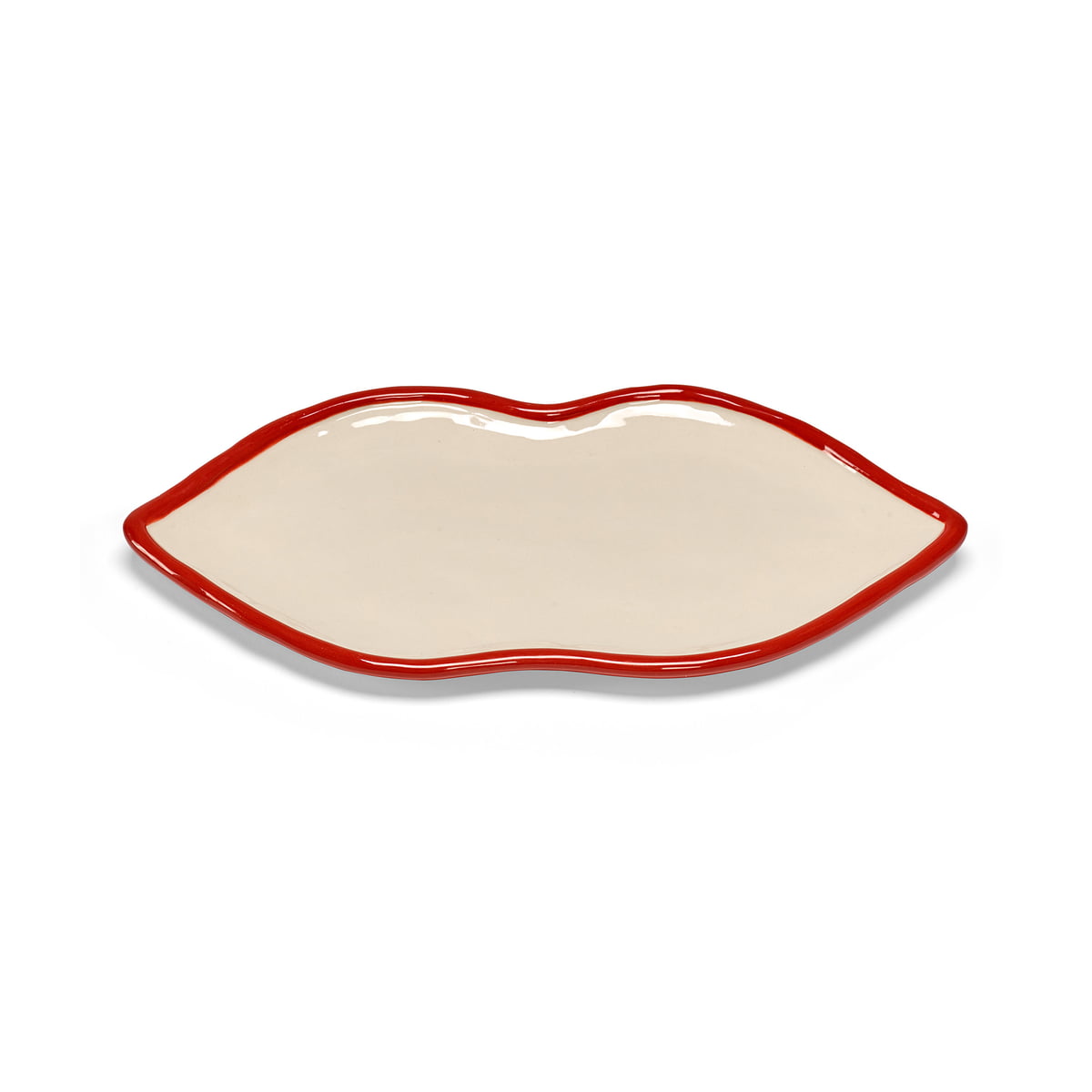 Lips serving plate (set of 3), mix