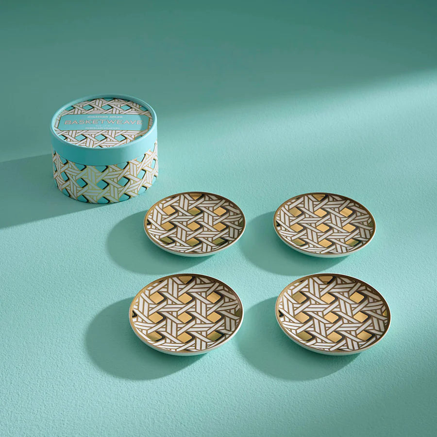 BASKETWEAVE COASTERS