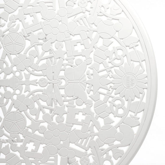 Industry Collection Aluminium Oval Table - White