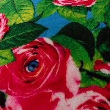 Bath mat Roses With Eyes
