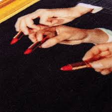 Bath mat Lipstick Black