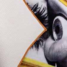 Bath mat Eye and Mouth