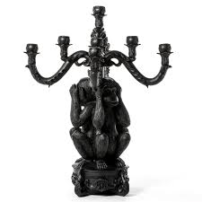 Giant Burlesque 3 Monkeys Black