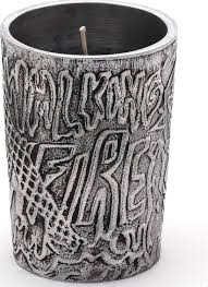 Metal Candle Walking on fire