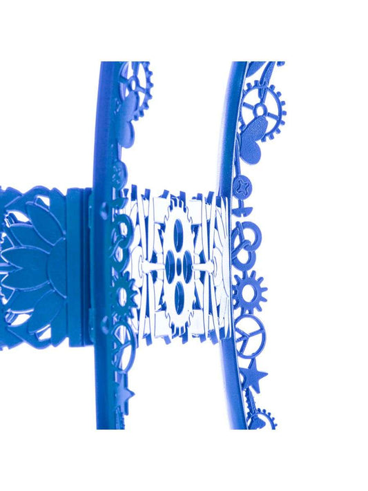 Industry Collection Aluminium Square Table Sky Blue