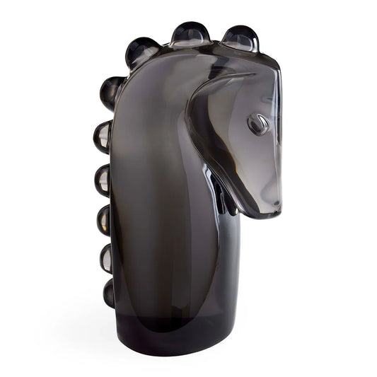 ACRYLIC HORSE OBJET - SMOKE