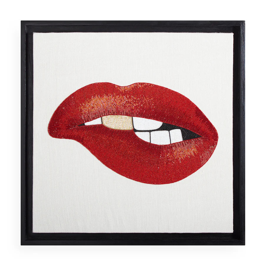 BITTEN BEADED WALL ART