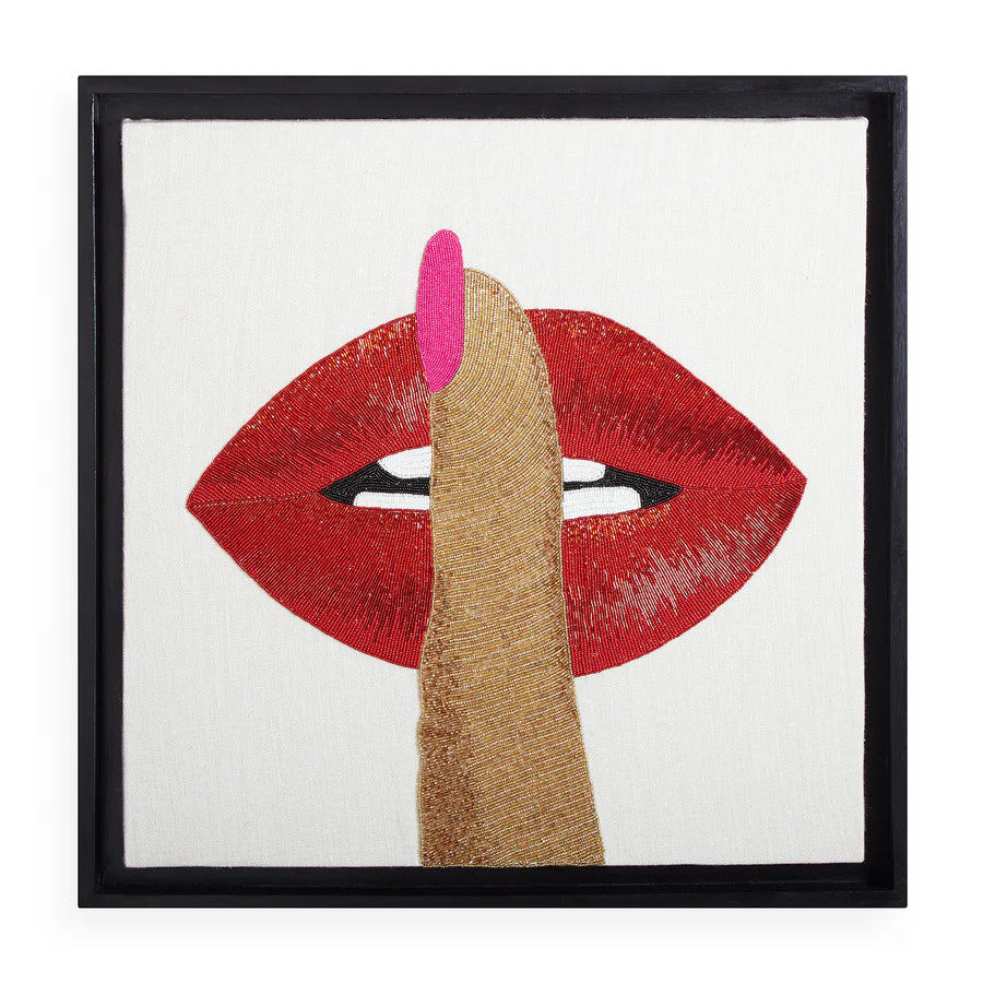 HUSH BEADED WALL ART