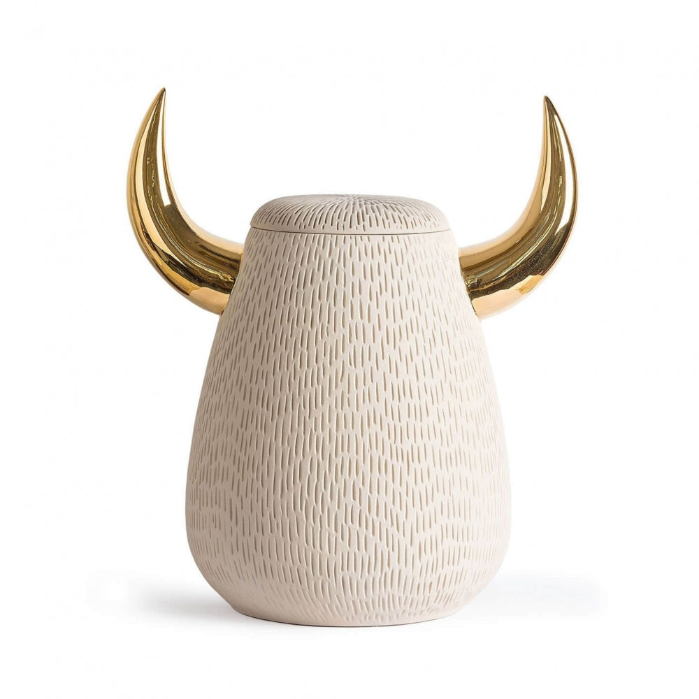 Bull vase