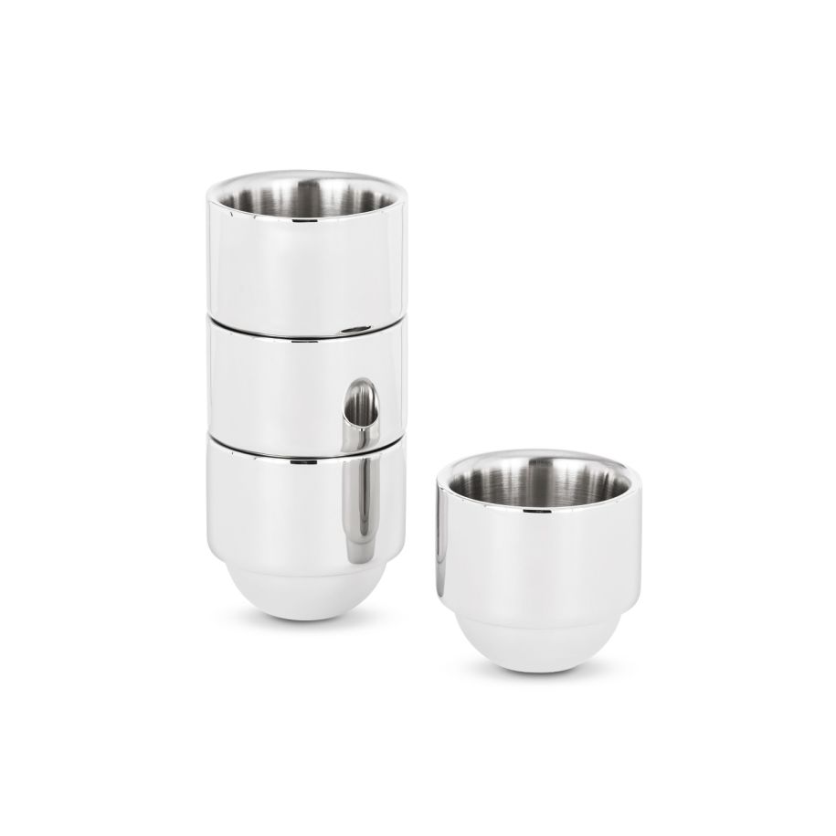 BREW KAFFEEBREITER-SET ROSTFREIER STAHL