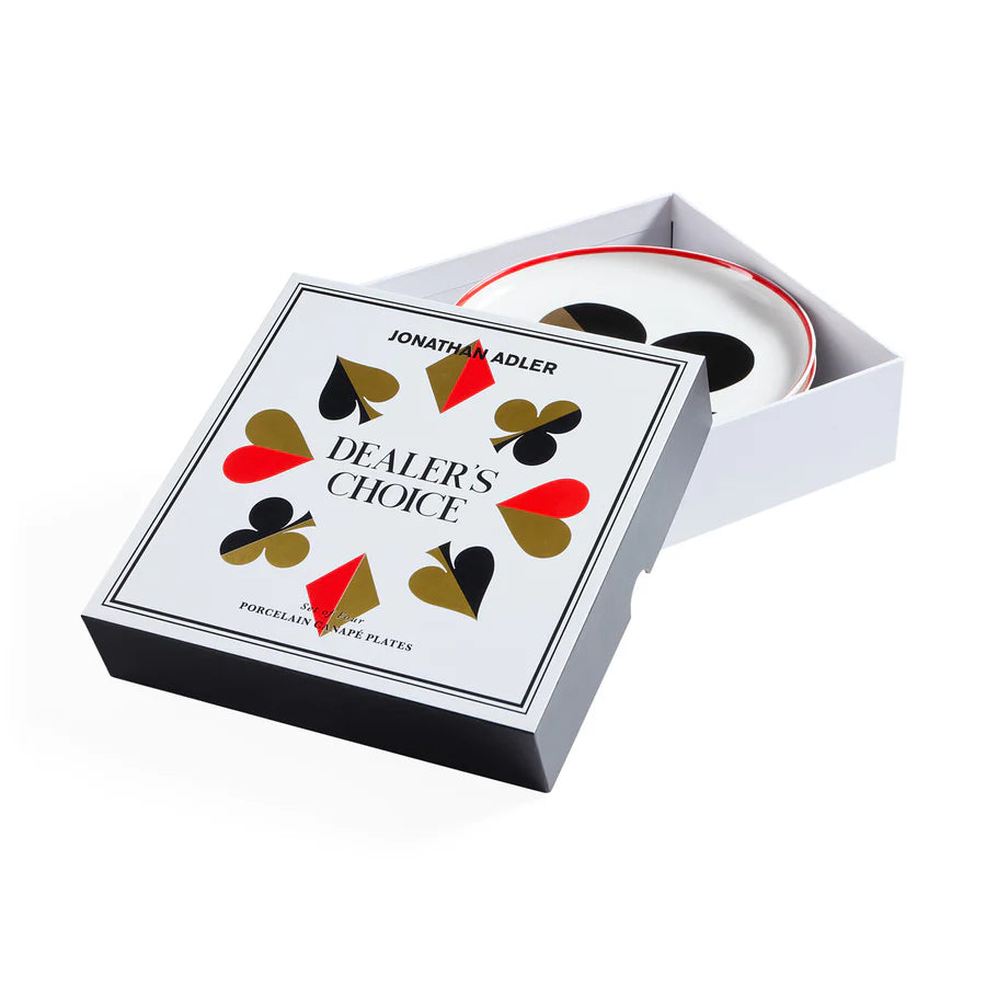 DEALER'S CHOICE CANAPÉ PLATE SET