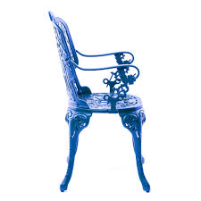 Industry Collection Aluminum Armchair - Sky Blue