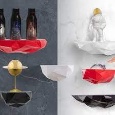 Space Rocks Shelf Big Red