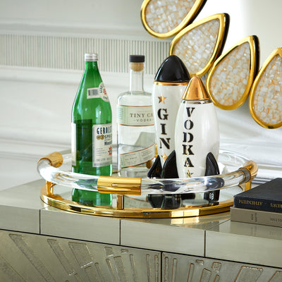 Flasche Rocket Decanter Gin