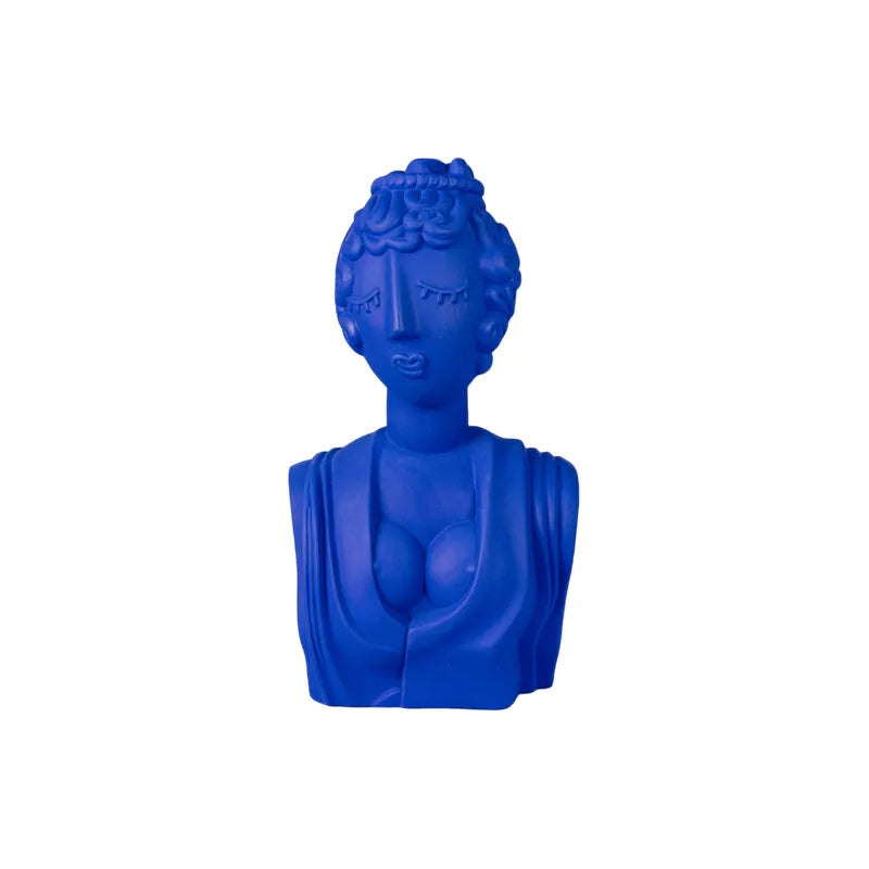 Terracotta Bust Poppea Blue