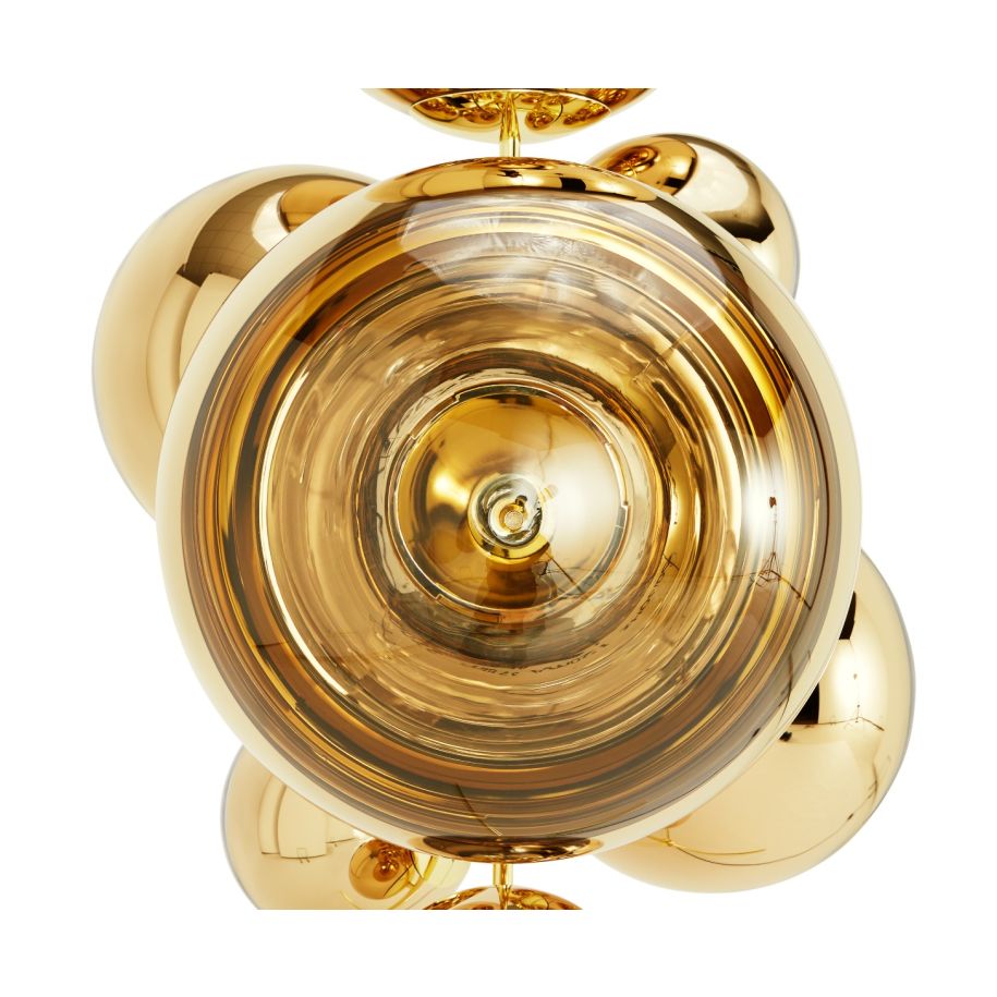 Floor chandelier Mirror Ball Gold