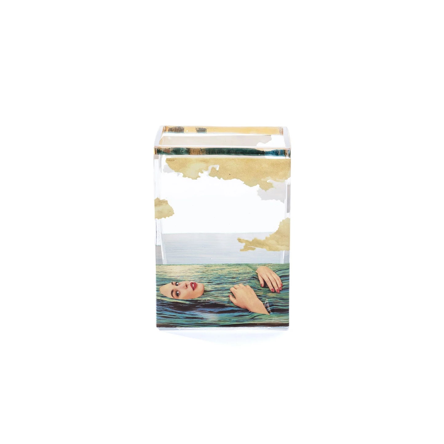 Glass Vase Seagirl medium