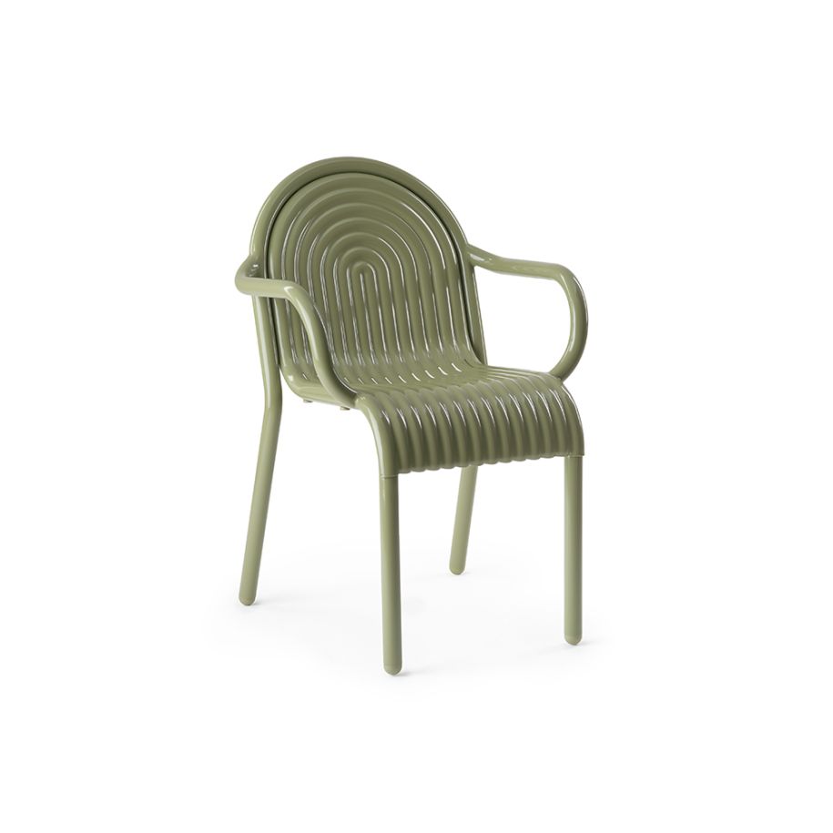 GROOVE ARM CHAIR MOSS